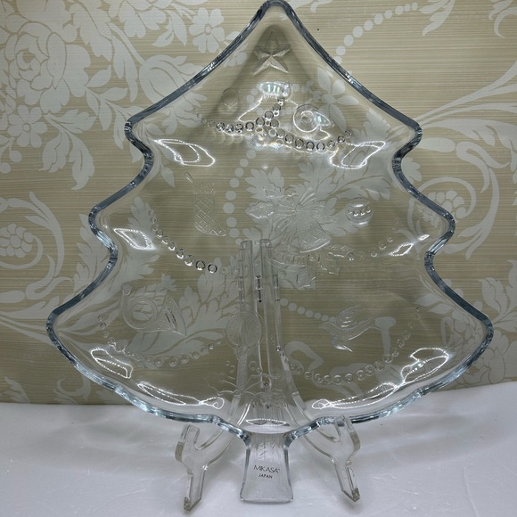 Mikasa Crystal Christmas Tree Clear 13” - Picture 5 of 7